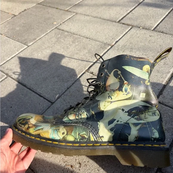 RARE ** Doc Martens Pascal Hell boots from limited Bosch Museum Collection - Picture 4 of 14
